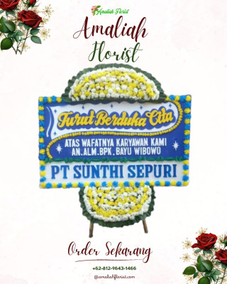 Papan Bunga Duka di Padaherang