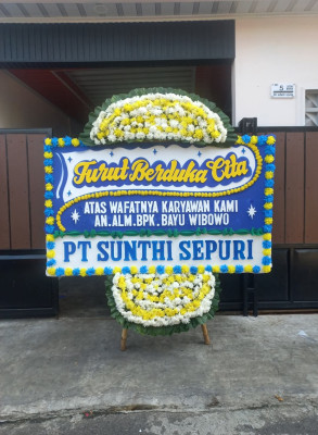 Papan Bunga Duka di Padaherang