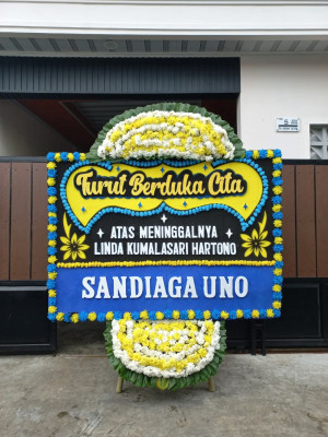 Papan Bunga Duka di Padaherang